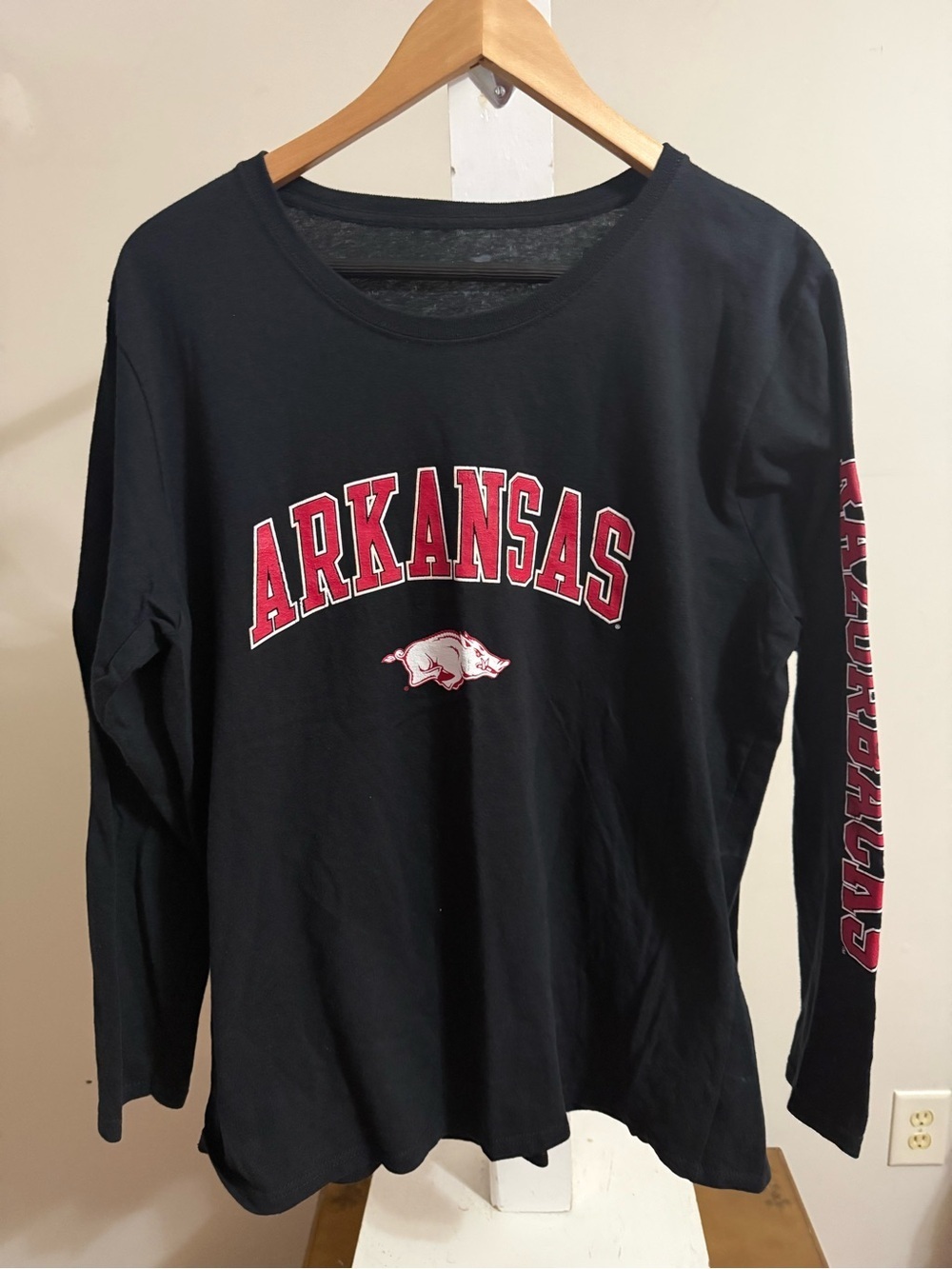 Fanatics Arkansas Razorback Long Sleeve Tee Shirt